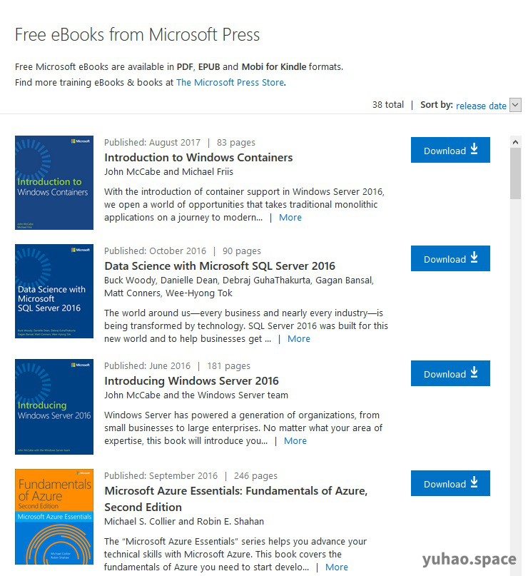 Microsoft Press 免费电子书