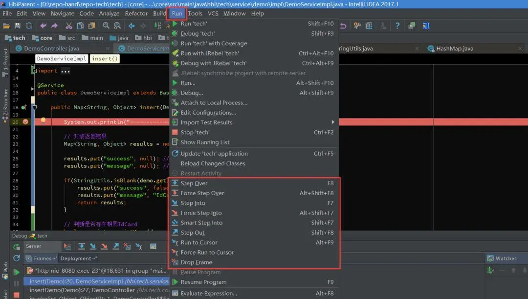 最详细的IDEA中使用Debug教程