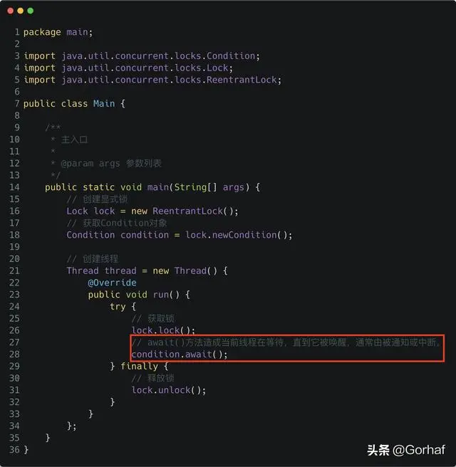 “全栈2019”Java多线程第三十三章：await与signal/signalAll