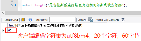 字符串存储空间长度