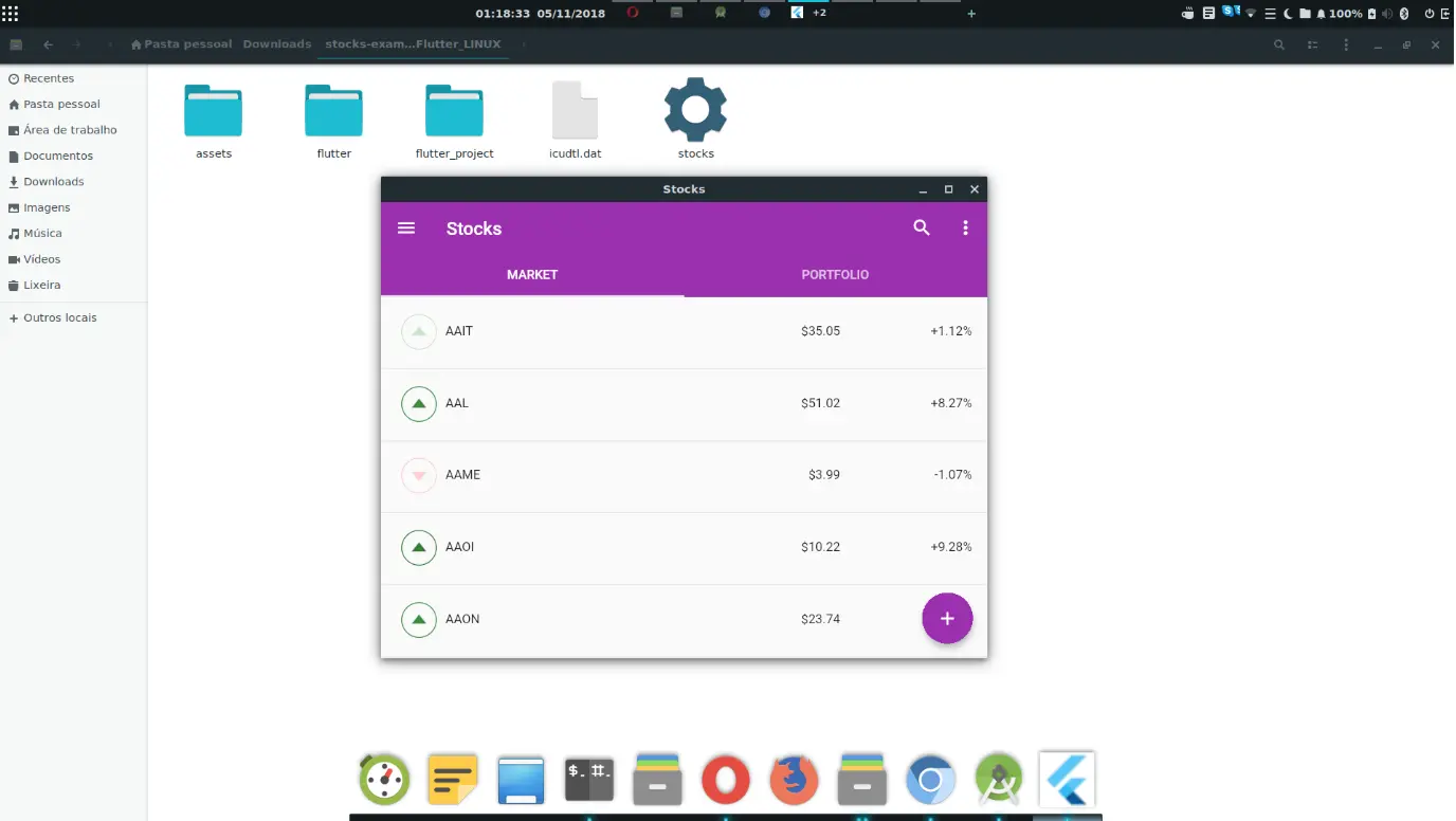 Ubuntu Budgie 下运行截图