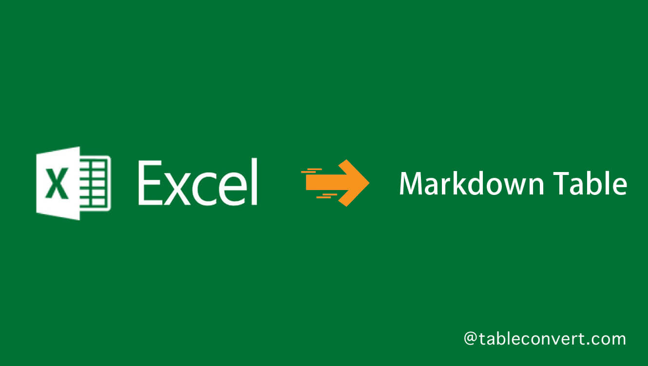 在线将Excel转换为Markdown表格