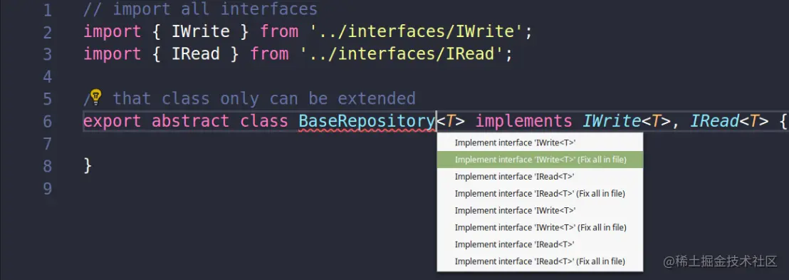 After open options and select fix all in files