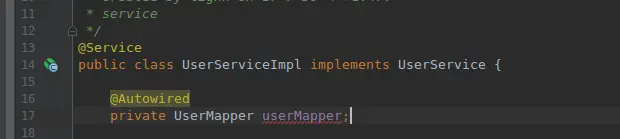 idea 自动注入Mapper报红色警告
