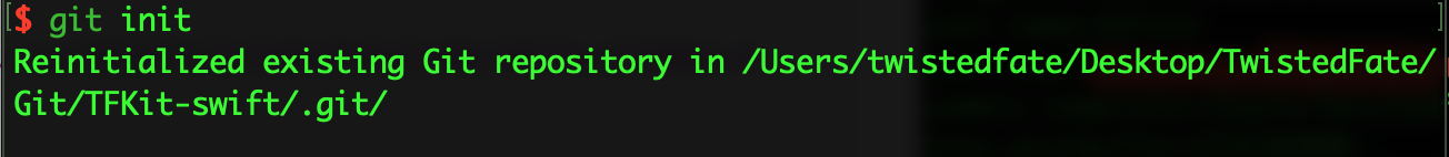 git init