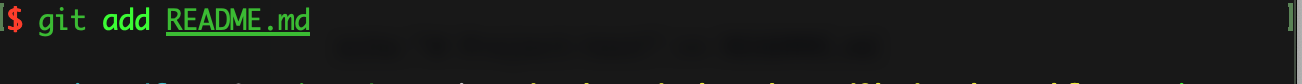 git add