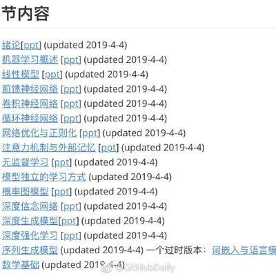 GitHubDaily于2019-04-09 18:40发布的图片
