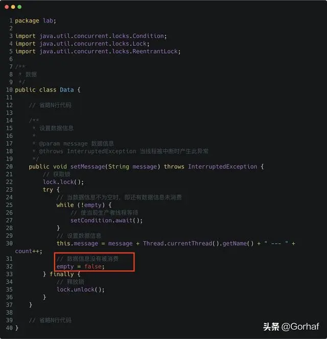 “全栈2019”Java多线程第三十九章：显式锁实现生产者消费者模型