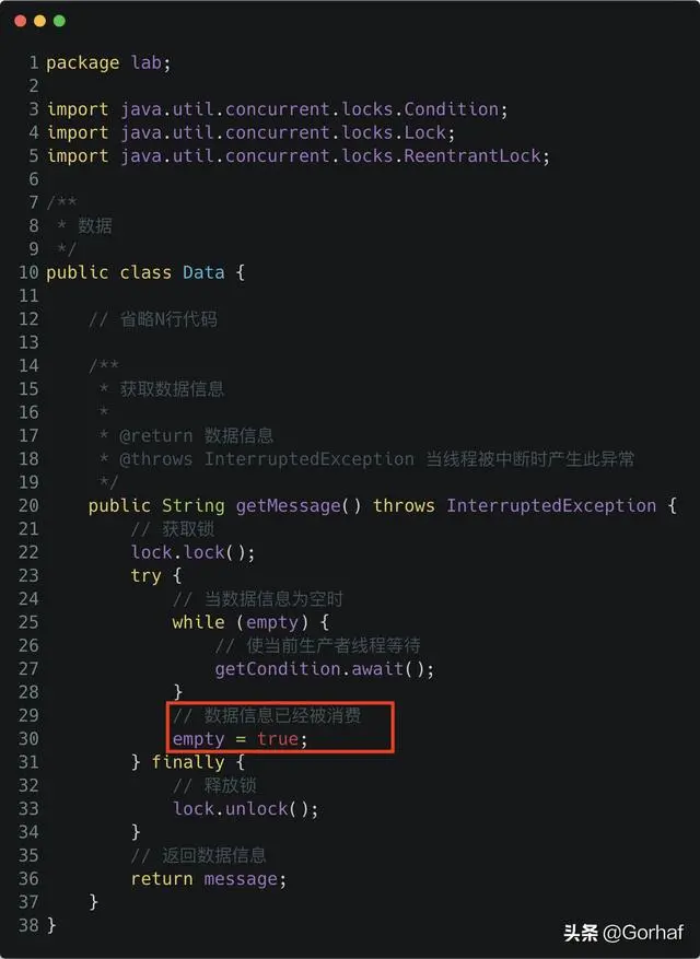 “全栈2019”Java多线程第三十九章：显式锁实现生产者消费者模型