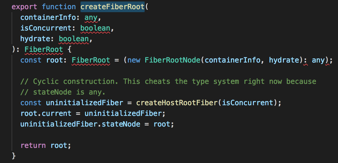 createFiberRoot