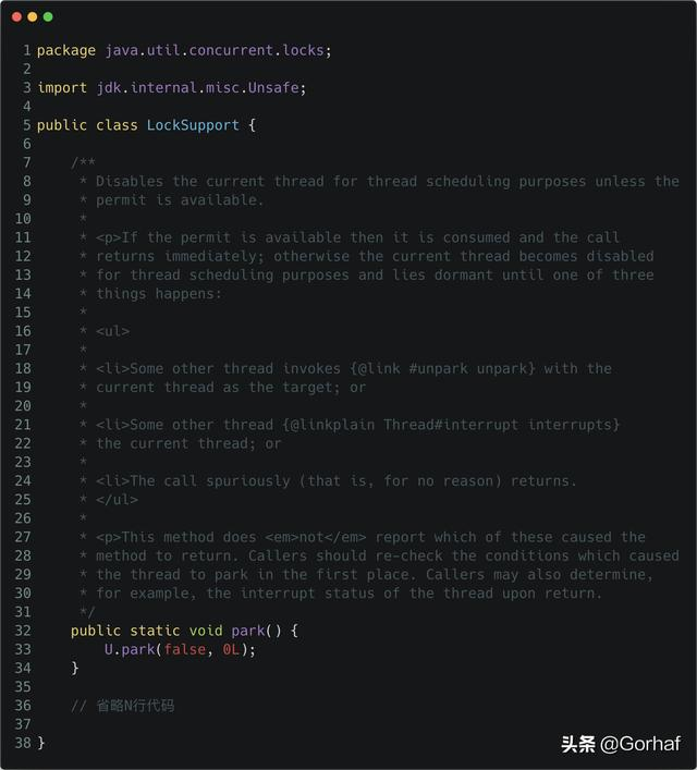“全栈2019”Java多线程第四十九章：LockSupport简单介绍
