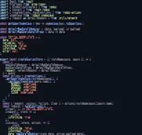 默认的代码缩略图