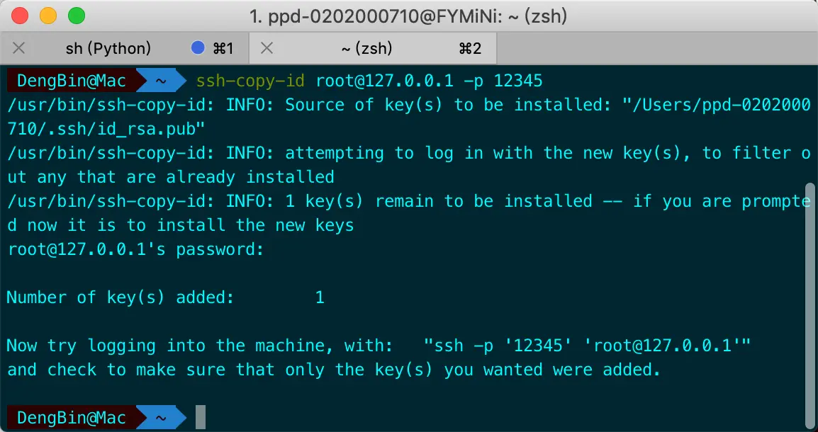 ssh-copy-id
