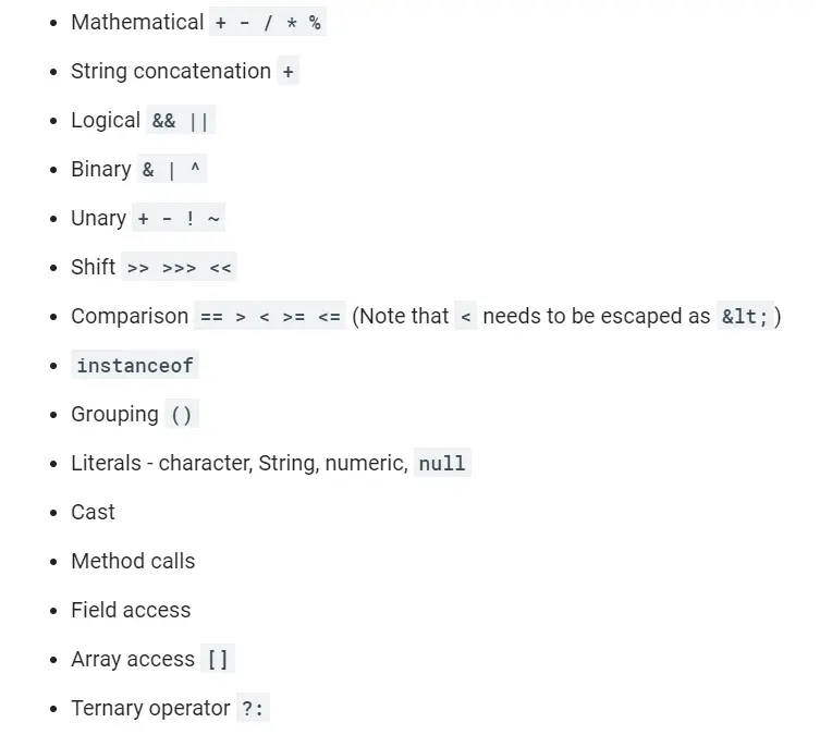 数据绑定库操作符