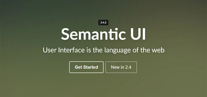 Semantic UI