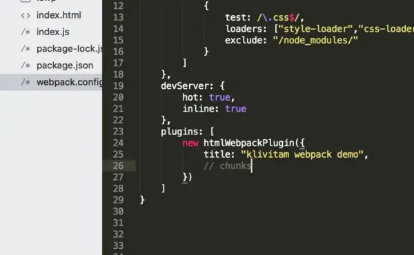 webpack.config.js加入plugin