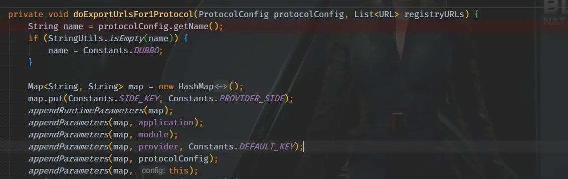 doExportUrlsFor1Protocol