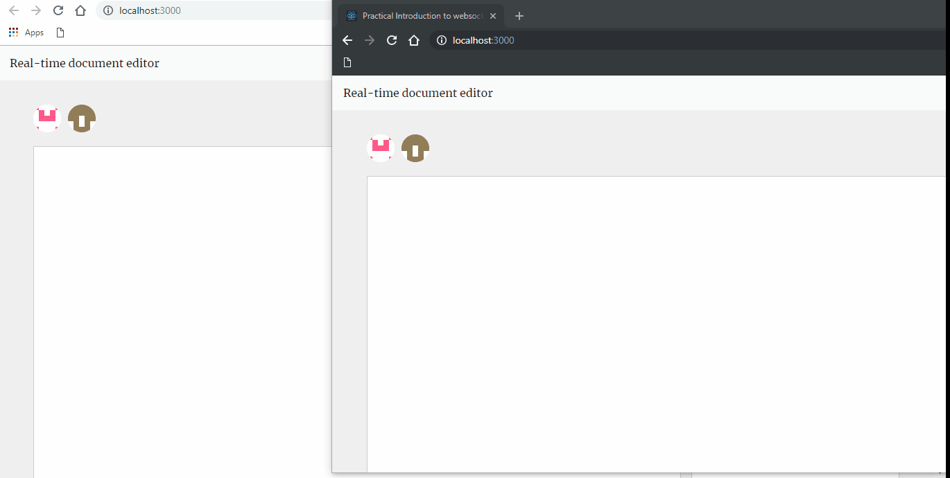 内容修改的实时流。