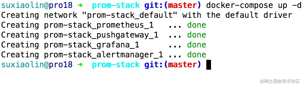 使用prometheus+grafana+pushg