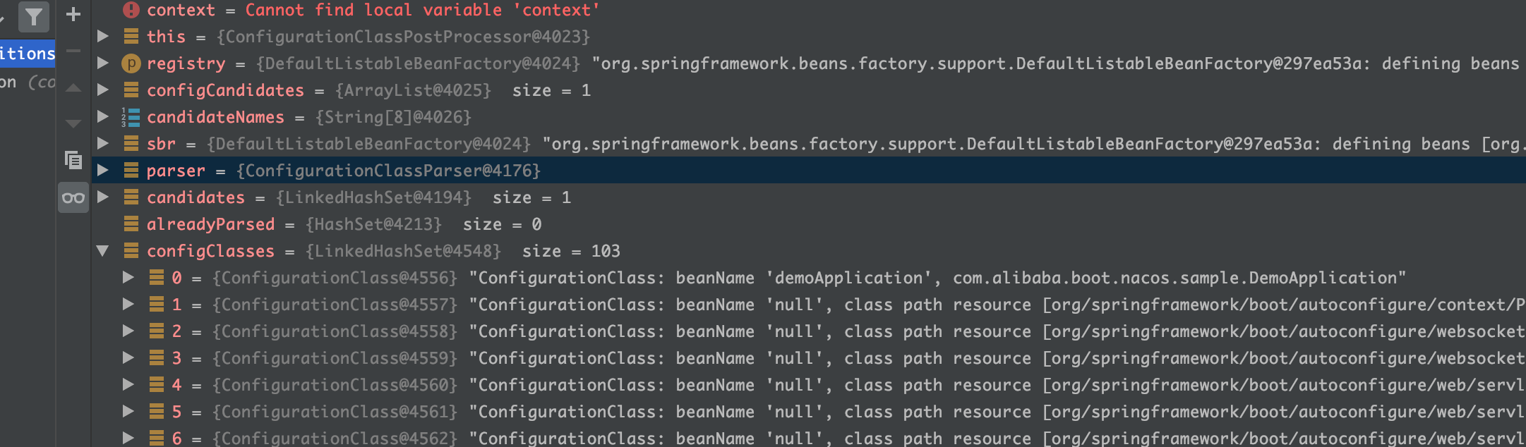 代码执行情况-false