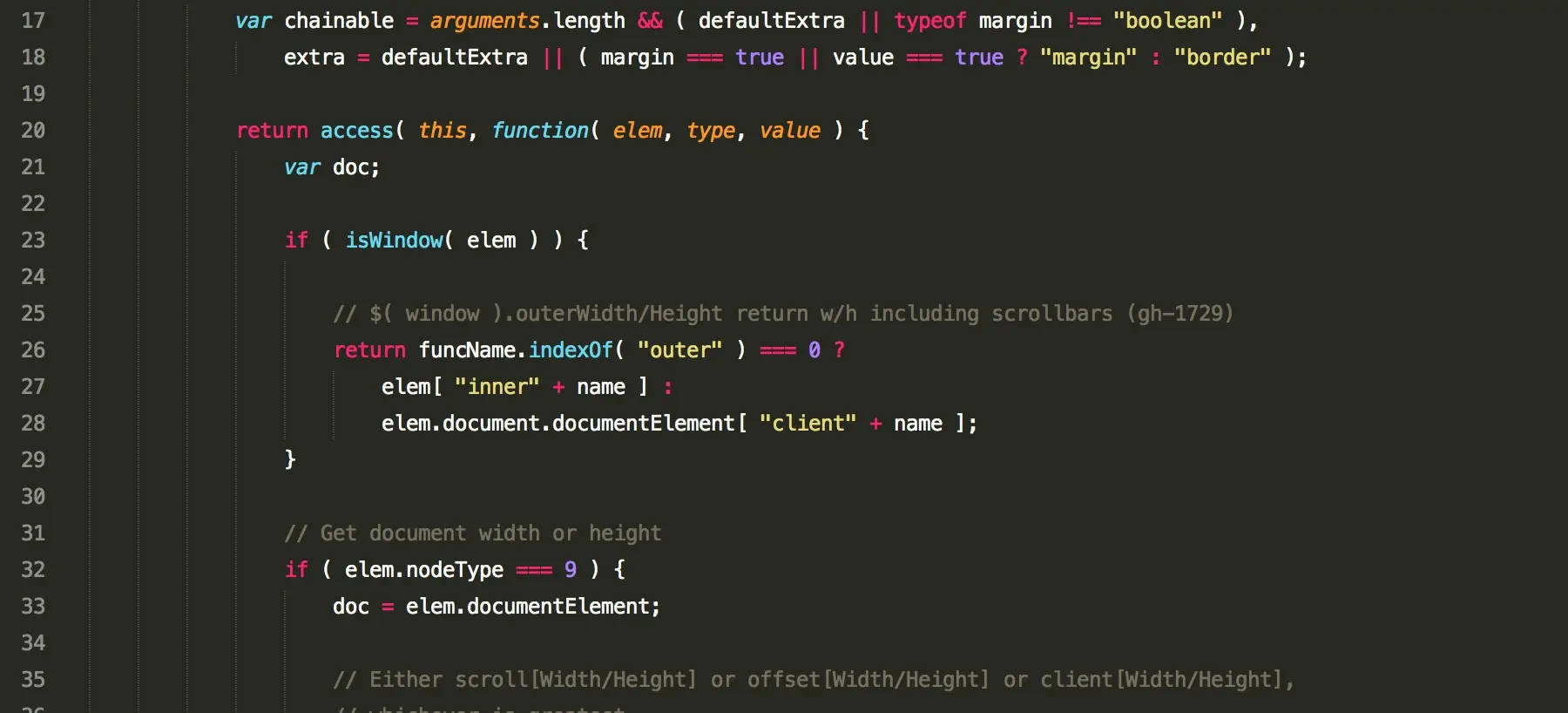 JavaScript code example