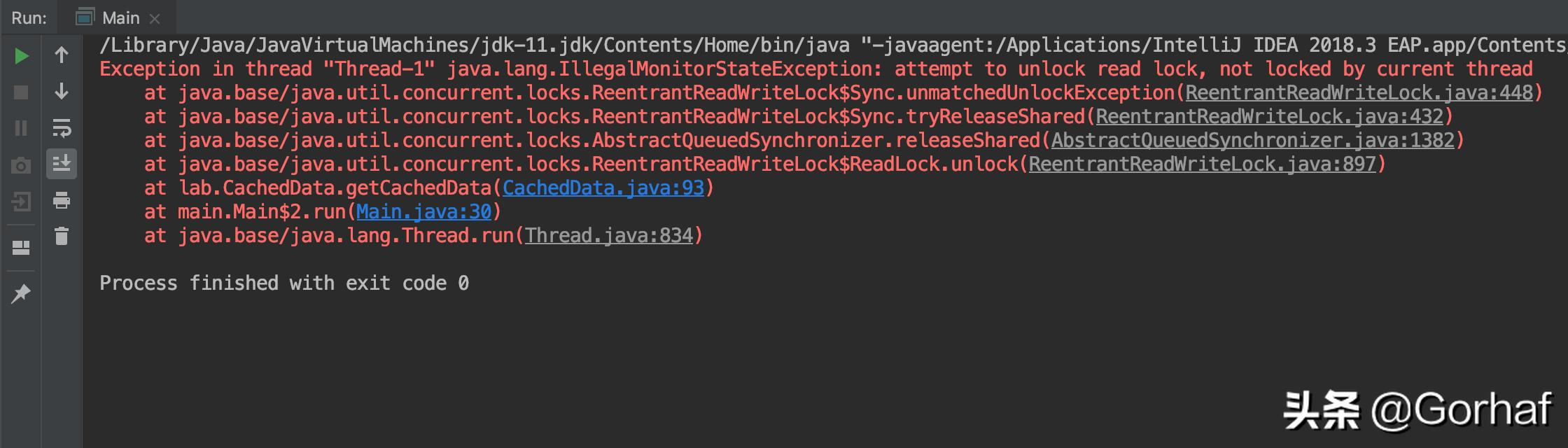 “全栈2019”Java多线程第四十一章：读锁与写锁之间相互嵌套例子