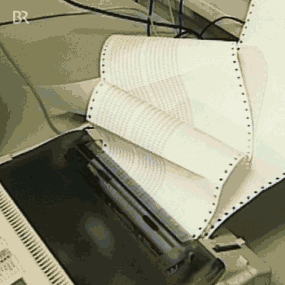 GIF of endless printing of a document