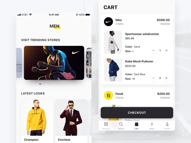 潮牌的购物应用程序