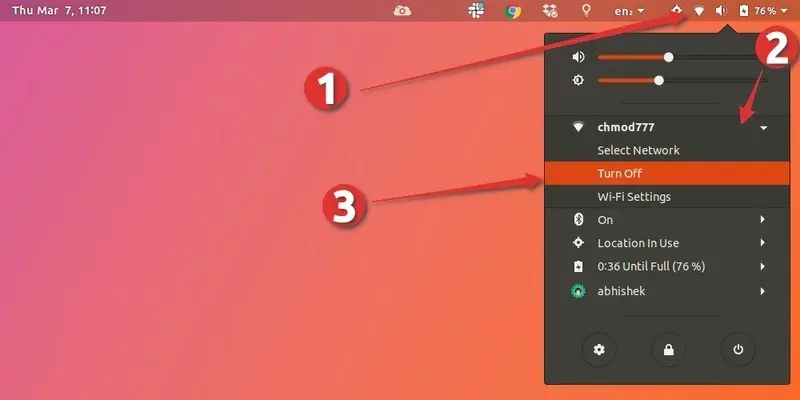 Restart network in Ubuntu