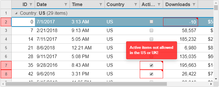 表格控件 FlexGrid 的新增功能