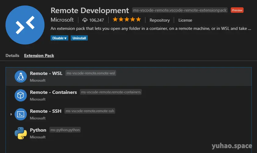 VSCode Remote 扩展