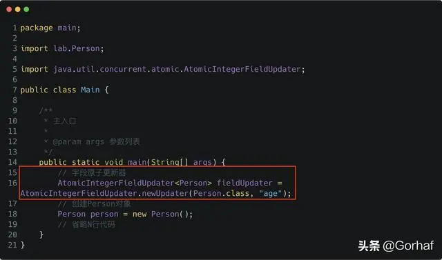 “全栈2019”Java原子操作第十章：atomic包下字段原子更新器介绍