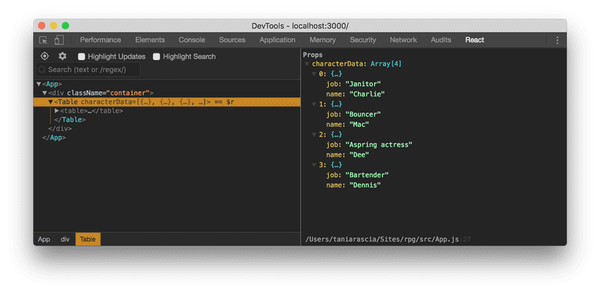 来自https://www.taniarascia.com