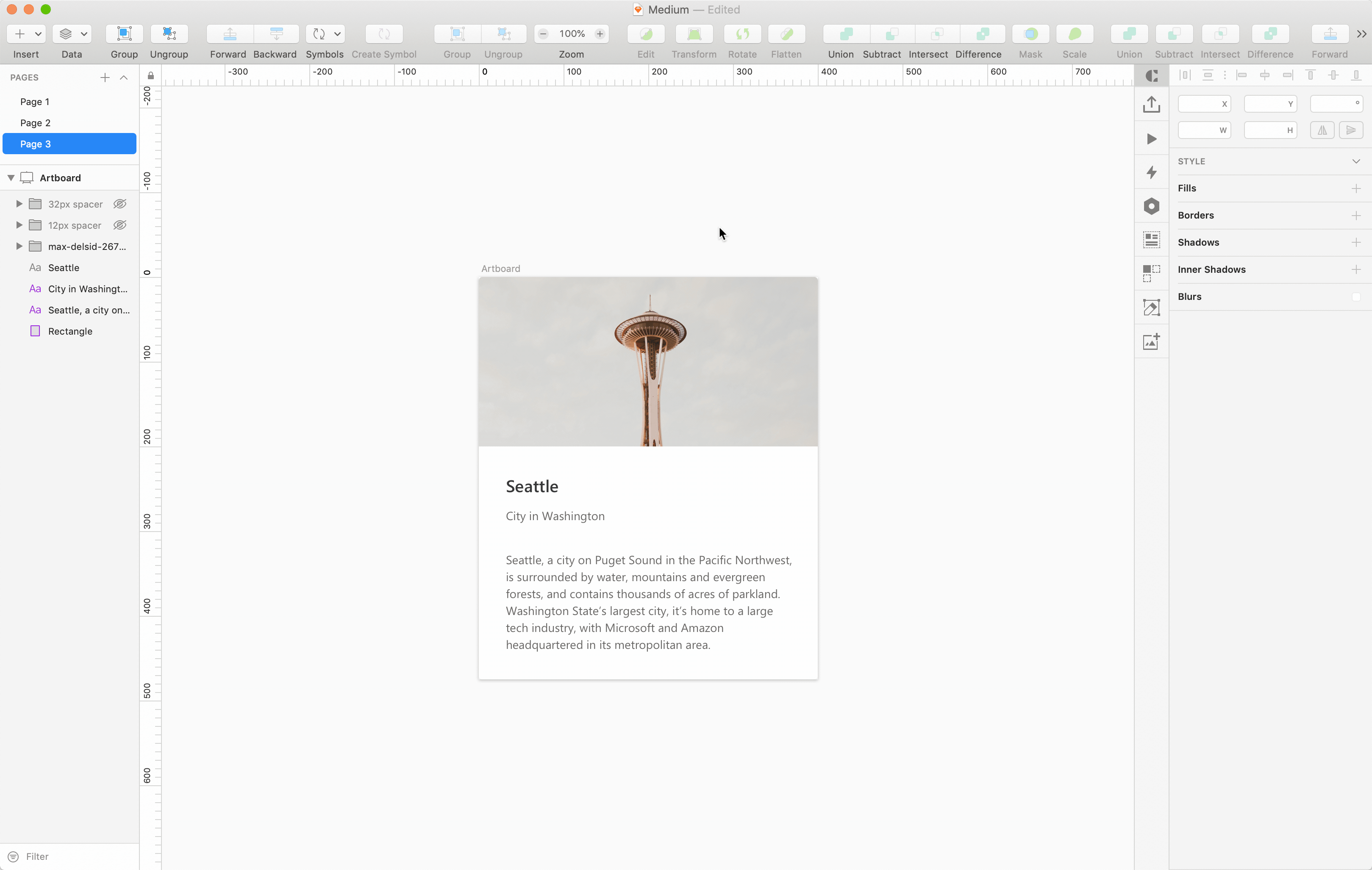 我在工作中使用基线网格布局文字