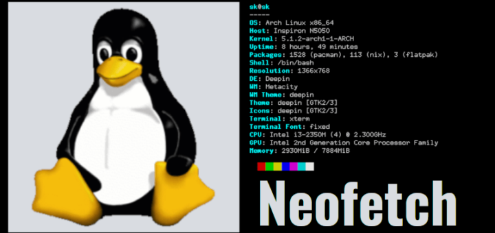 Display Linux system information using Neofetch