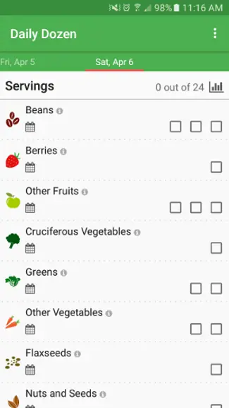 Daily Dozen app