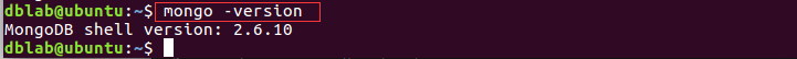 查看mongo版本