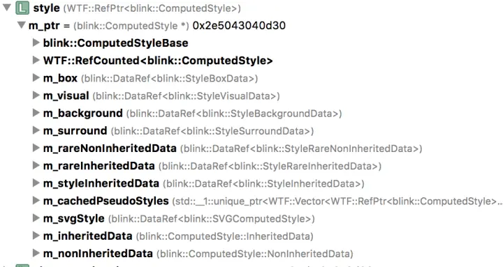 ComputedStyle 对象