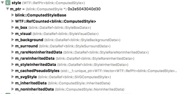 ComputedStyle 对象