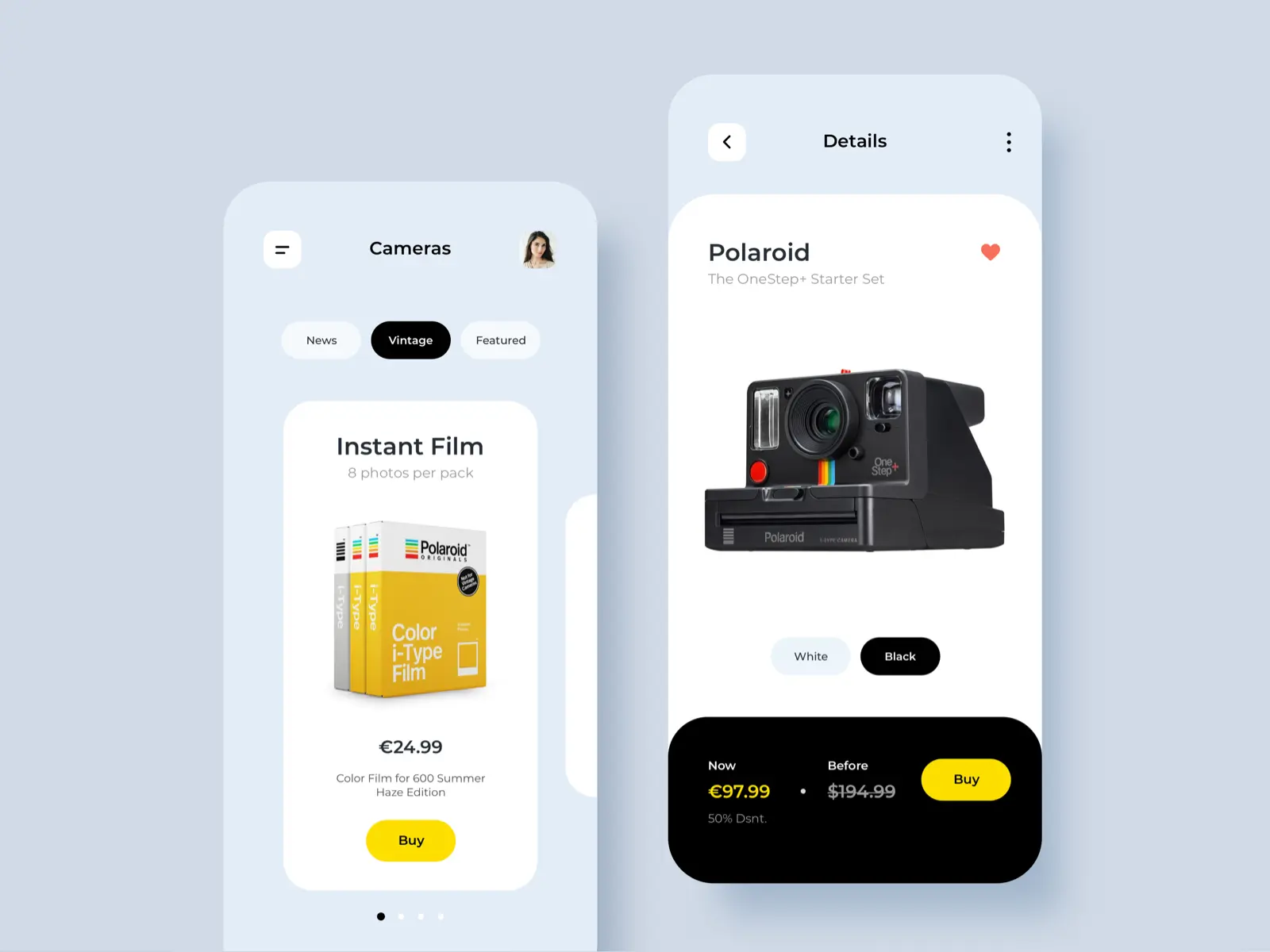 eCommerce App Camera