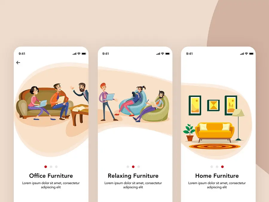 Furniture Design UI Kit