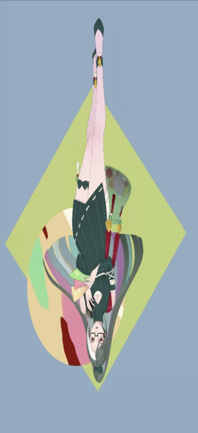 上下倒置的镜像图