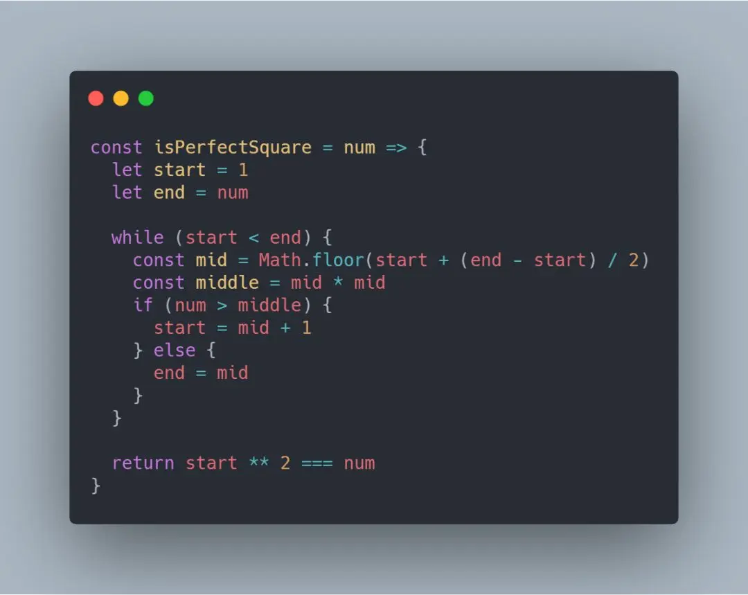 前端工程师的LeetCode 之旅-- 二分搜索算法（Easy篇）二分搜索算法的JavaScript实现思路以及L - 掘金