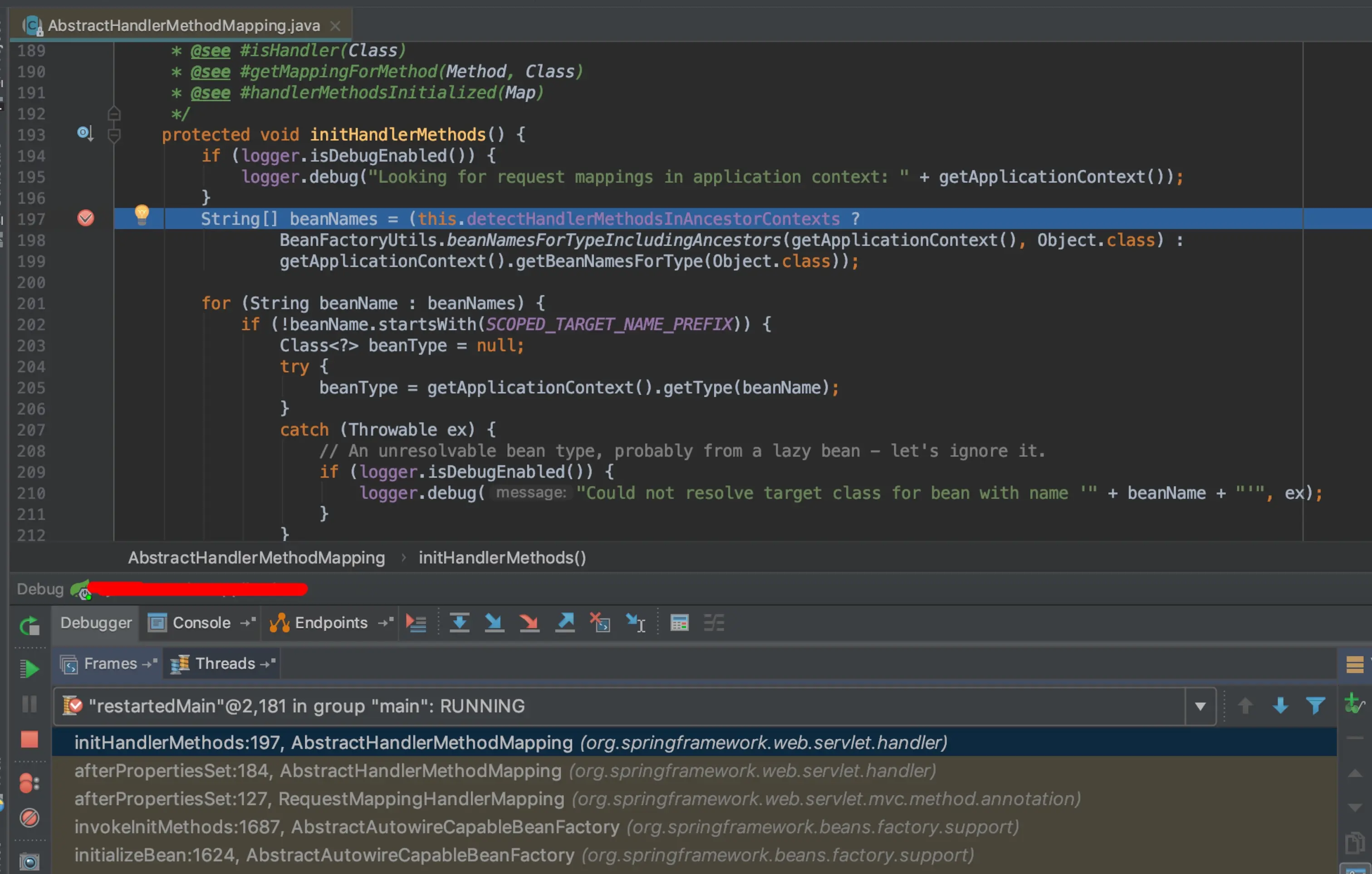 RequestMappingHandlerMapping加载