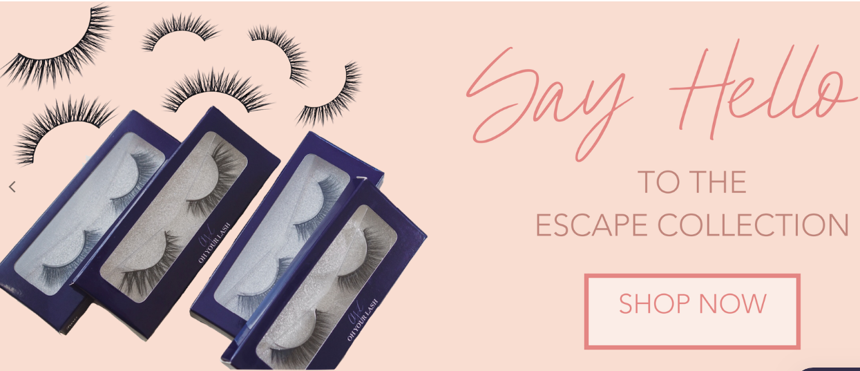 Oh Your Lash网站界面设计