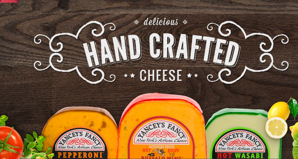 Yancey’s Fancy是一个销售手工芝士的网站