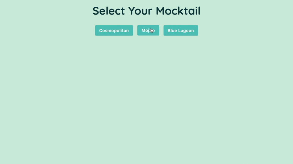 我们的 mocktail 选择程序