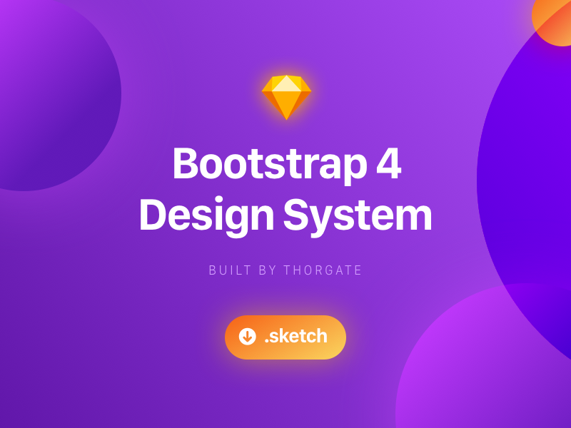 Bootstrap Design System - Sketch Freebie