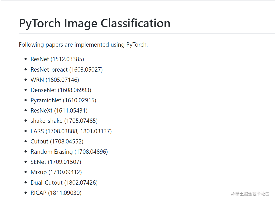 Github project: Implementation of deep learning network model based on ...
