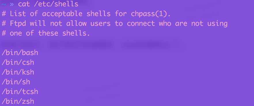 多种的shell 多种的shell